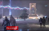 Kar Yağışı Taksim Meydanı’nı Beyaza Bürüdü