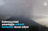 Endonezya'daki Yanardağda Volkanik Hareketlilik Devam Ediyor
