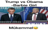 Trump Vs Obama Barbie Girl