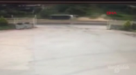 Kaza Yapan Otobüs Böyle Sürüklendi