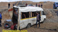 Yozgat'ta rehabilitasyon servisi devrildi: 13 yaralı