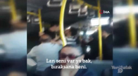 Metrobüste Yer Kavgası Kameraya Yansıdı