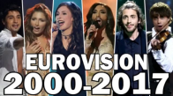 Eurovision WINNERS 2000-2017 - All Winners Compilation