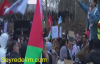 Stockholm'de ABD Büyükelçiliği önünde Kudüs protestosu