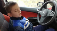12 Yaşındaki Çocuğun Arabayla Eve Dalması