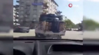 Pazar Kasalarına Kendini Siper Eden Kadın Şoke Etti