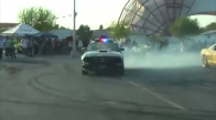 Gençlere Kızan Polisin Mustang'le Drift Yapması