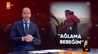 Bebek kazada ağladı!