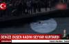 İstanbul Üsküdar Salacak Sahili'nde Denize Düşen Kadını Seyyar Satıcı Kurtardı! İşte Görüntüler