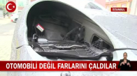 İstanbul Ataşehir'de Lüks Bir Aracın 36 Bin Lira Değerindeki Farları Çalındı! İşte Görüntüler 