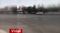 İzmir'de Patenle Tehlikeli Yolculuk