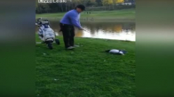 Golf Sopasıyla Canlı Ördeğin Öldürülmesi