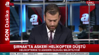 Şırnak'ta Askeri Helikopter Düştü