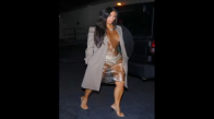  Kim Kardashian Şeffaf Plastik Elbisesiyle Tüm Dikkatleri Üzerine Çekti