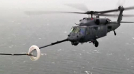 UH-60 Karaşahin Havada Yakıt İkmali Yaparken