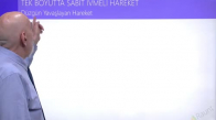EBA FİZİK LİSE - KUVVET VE HAREKET - TEK BOYUTTA SABİT İVMELİ HAREKET - DÜZGÜN YAVAŞLAYAN HAREKET