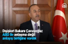 Dışişleri Bakanı Çavuşoğlu Abd İle Anlaşma Değil Anlayış Birliğine Vardık