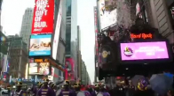 New York'ta yeni yıl kutlamaları öncesi konfeti provası