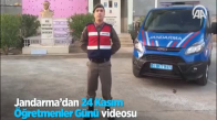 Jandarma'dan 24 Kasım Öğretmenler Günü videosu 