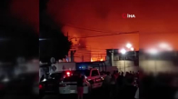 Meksika'da ahşap deposunda yangın 