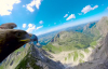 Almanya'daki Nebelhorn Zirvesinin Kartalla Görüntülenmesi