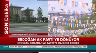 Erdoğan Partiye Dönüyor