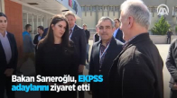 Bakan Sarıeroğlu EKPSS Adaylarını Ziyaret Etti