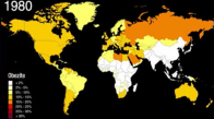 Obezitede Geçtiğimiz 40 Yılda Meydana Gelen Artışı Özetleyen Animasyon Harita_105 milyondan 641 milyona çıktı