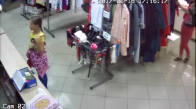 Mağaza Hırsızının Kamera Görüntüsü