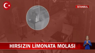 İstanbul Esenyurt'ta Bir Hırsız Börekçiyi Soyduktan Sonra Buz Gibi Limonata İçti! İşte Görüntüler