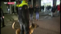 So Dakika Hollanda Polisi Konsolosluk Önünde Toplanan Gurbetçilere Müdahale Etti