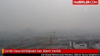 Çin'de Hava Kirliliğinde Sarı Alarm Verildi