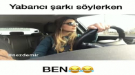 Yabancı Şarkı Söylerken 