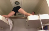 Yatakta Jimnastik Yapmaya Kalkan Genç Kız Yere Kapaklandı