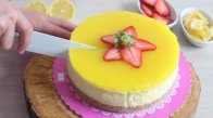 Enfes Sosuyla Limonlu Cheesecake Tarifi  Cheesecake Nasıl Yapılır ( Çizkek) 