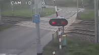 Hızlı Treni Eliyle Durdurmaya Çalışan Adam