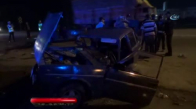 Kütahya'da İki Otomobil Çarpıştı 9 Yaralı 