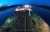 Bir Yük Gemisinin Panama Kanalındaki Timelapse Görüntüleriyle İlginç Yolculuğu