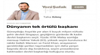 Dünyanın Tek Örtülü Başkanı