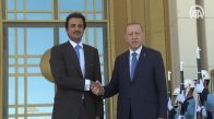 Cumhurbaşkanı Erdoğan Katar Emiri Al Sani İle Bir Araya Geldi