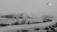 Kars’ın soğuğu baraj dondurdu 