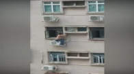 Klima Tamircisinin Aşırı Yüksekte Ölümle Dansı