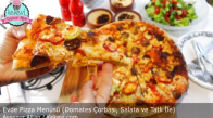 Evde Pizza Menü ( Domates Çorbası Salata Sütlaç) Tarifi