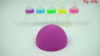 Kinetik Kum Yapma - Bebek Süt Şişesi - Renkler - Kreş Tekerlemeleri - Sürpriz Yumurta