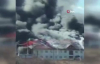 Ukrayna’da göçmelerin kaldığı sitede korkutan yangın 