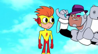 Robin Races Kid Flash - Teen Titans GO!