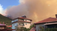 Antalya Gündoğmuş ilçe merkezi, orman yangınları nedeniyle tedbir amaçlı tahliye edilmeye başlandı