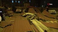 Bingöl’De Şiddetli Rüzgar Çatıları Uçurdu Otomobiller Zarar Gördü 