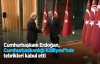 Erdoğan  Cumhurbaşkanlığı Külliyesi'nde Tebrikleri Kabul Etti