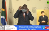 Güney Afrika Devlet Başkanı'nın Maske ile İmtihanı 